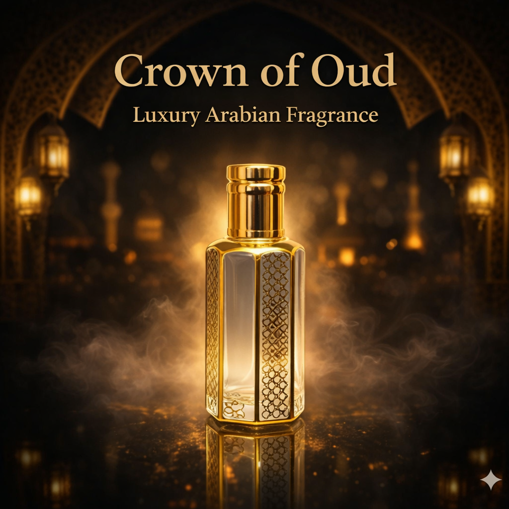 CROWN OF OUD-Long Lasting Concentrated Perfume Oil (12 ML Non-Alcoholic)