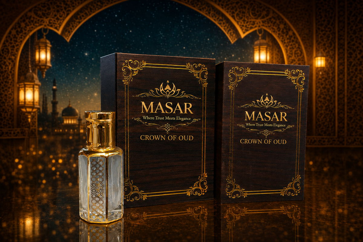 CROWN OF OUD-Long Lasting Concentrated Perfume Oil (12 ML Non-Alcoholic)