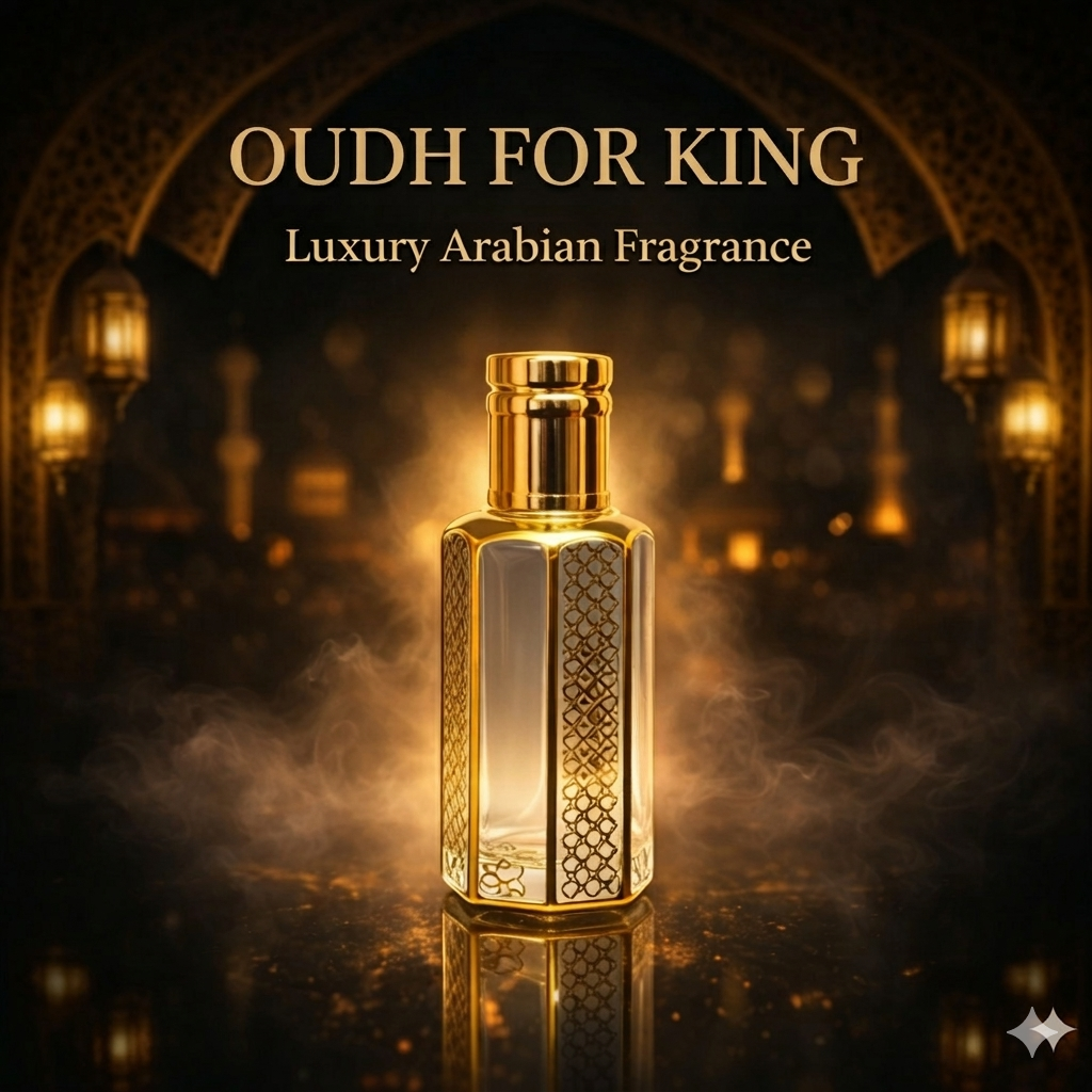 OUDH FOR KING-Long Lasting Concentrated Perfume Oil (Non-Alcoholic) 12 ML.