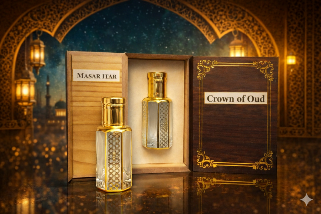 CROWN OF OUD-Long Lasting Concentrated Perfume Oil (12 ML Non-Alcoholic)