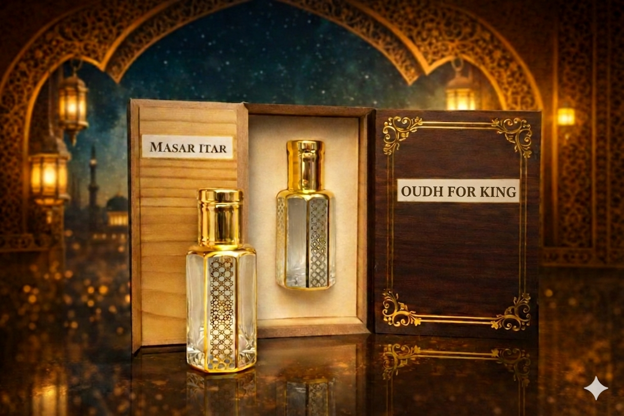 OUDH FOR KING-Long Lasting Concentrated Perfume Oil (Non-Alcoholic) 12 ML.
